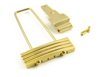 KLUSON TRAPEZE TAILPIECE GOLD FOR ARCHTOP GUITAR D'Angelico KLTP G   