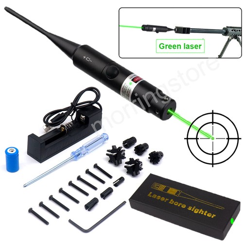 Green Dot Laser Bore Sight .22 - .50 Collimator Boresighter for Hunting Rifle - Picture 1 of 12