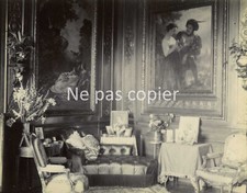 BOISSY-SAINT-LEGER 1899 Château de PIPLE le salon
