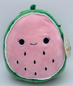 ð SQUISHMALLOWS 8â WANDA Watermelon Fruit Pink Green HTF Plush Toy Stuffed | eBay
