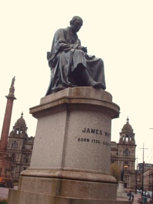 Foto 6x4 James Watt George Square Glasgow James Watt 1736-1819. watt was c2008