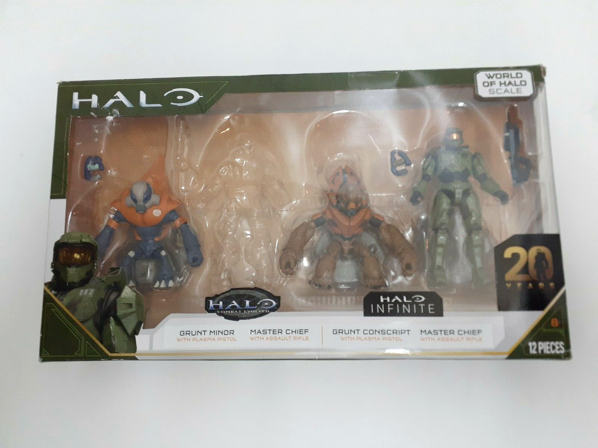 WORLD OF HALO 20 YEARS COMBAT EVOLVED HALO INFINITE 4-PACK (Read  Description)