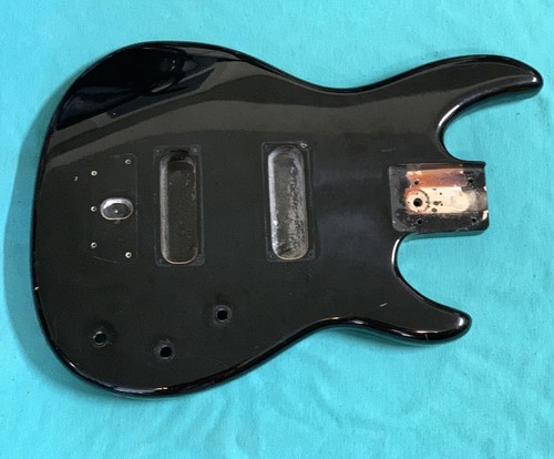 Vtg Peavey Foundation Bass Guitar Original Black Body Made in USA