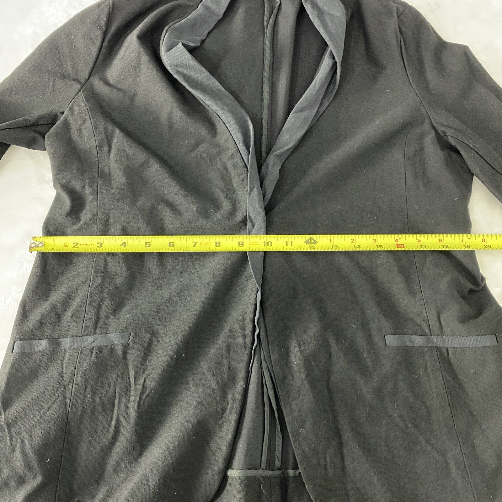 Eileen Fisher Single Snap Crepe Basic Blazer Jack… - image 18