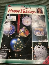 Donna Dewberry One Stroke Book Happy Holidays Ornaments Folk Art Painting Design