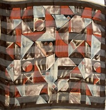 Vintage Hiroko Kapp 34  Square Silk Scarf New