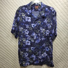 Daniel Cremieux Shirt Mens Sz Large Floral Stretch Soft Summer Casual Preppy