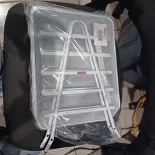 Mind Reader Front Load desktop Slide Letter Tray White Steel Mesh officeh 5 Tier