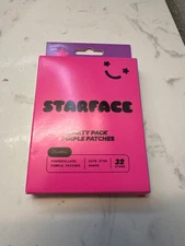 Starface Party Pack Pimple Patches 32 count Colorful Cute Star Shape Pink box