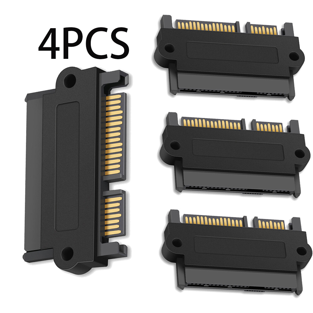 4X SAS to SATA 22-pin Male Converter SFF-8482 Female HDD Hard