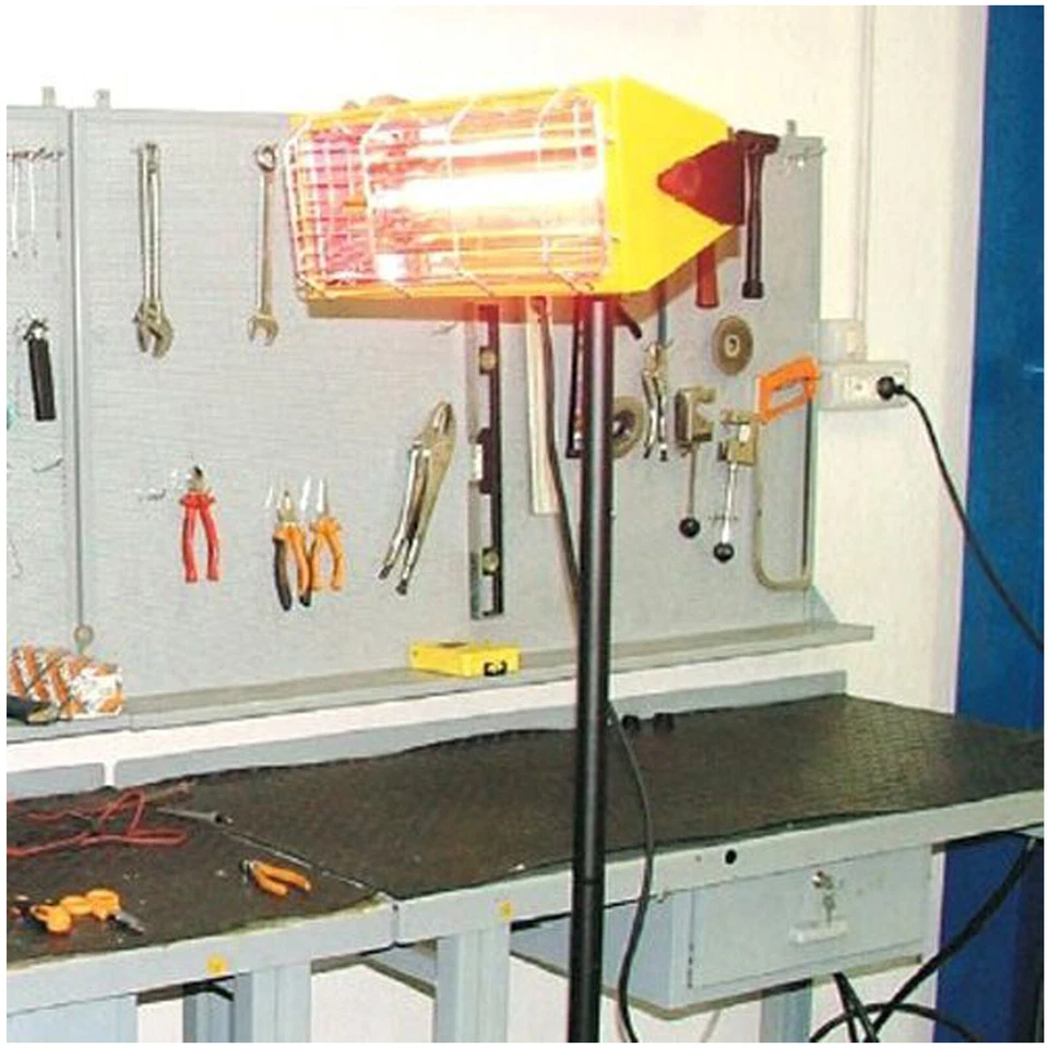 Supporto Asta in Metallo per Lampada Stufa Aria Calda MASTER Hall 1500 4012.321 - Immagine 3 di 4