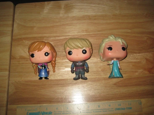 Disney Frozen Funko Pop Elsa Anna Kristoff figures 3 included
