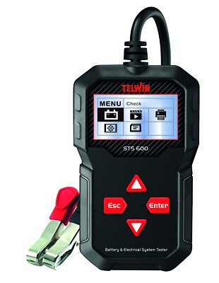 TUMAX TELWIN 804242 STS 600 BATTERY TESTER BATTERIES WITH PRINT REPORT ON PC