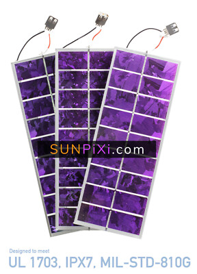 Purple Solar Panel