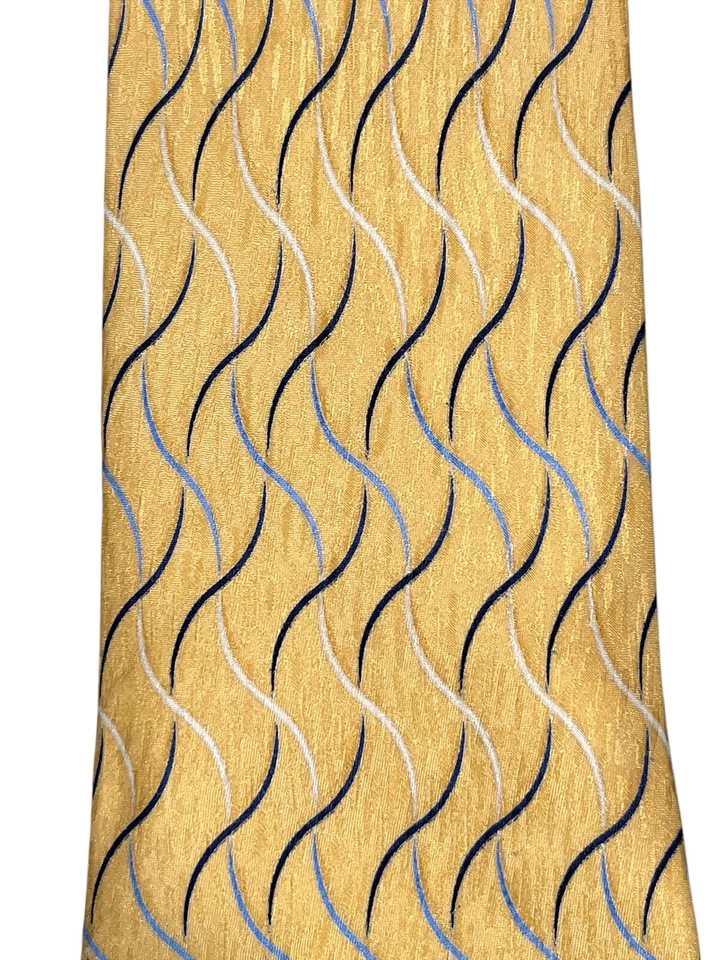 Винтажный мужской галстук D.berite ширина 3,25 дюйма 100% шелк - Изображение 2 из 4