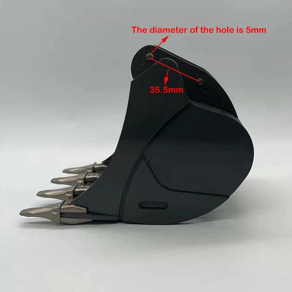 Metall Sieb Eimer für XDRC RC Hydraulikbagger 1/14 Skala 945 Radio Truck Modell - Bild 4 von 4