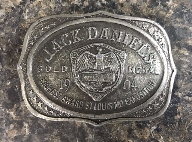 jack daniels belt buckle 1904