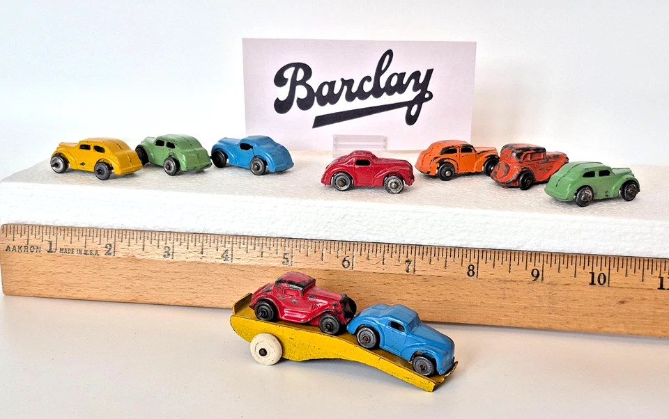 TRANSPORTE BARCLAY SERIE 2 (PRE GUERRA) MÁS 9 COCHES, LOTE DE 10 Foto 2 de 4