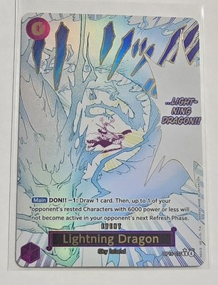 Lightning Dragon R OP15-077 Parallel Manga Kami's Island One Piece