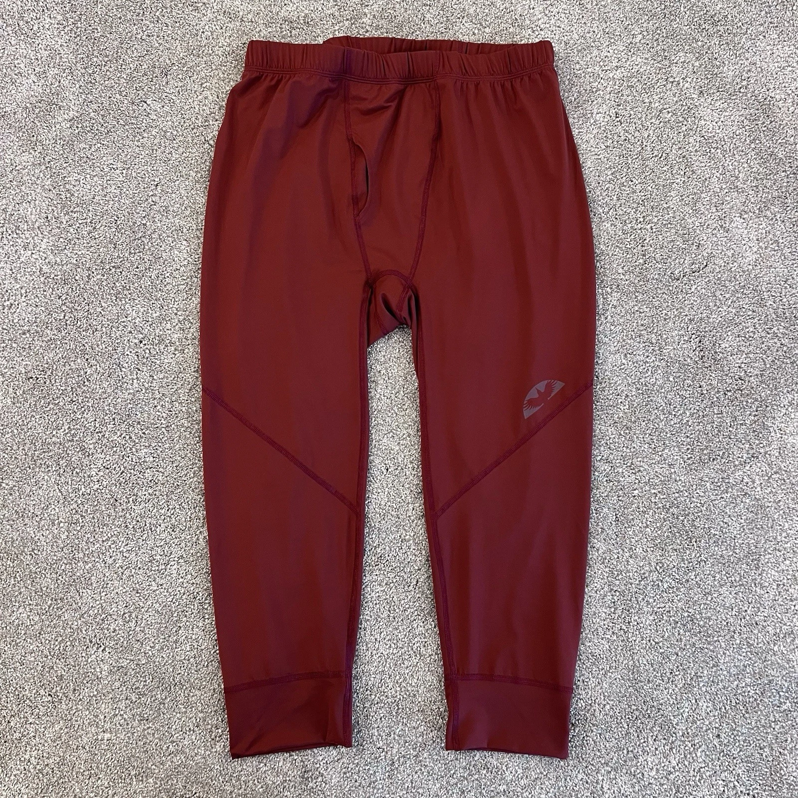 Corbeaux Base Layer 3/4 Pants Men's Size XL Burnt Orange Ski Snow Aspen $99