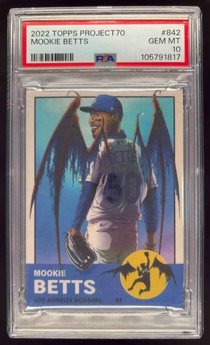 2021 Topps Project70 #842 Mookie Betts PSA 10