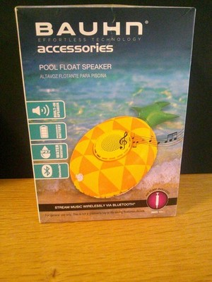 Pool Float Bluetooth Speaker (pineapple) New In Box