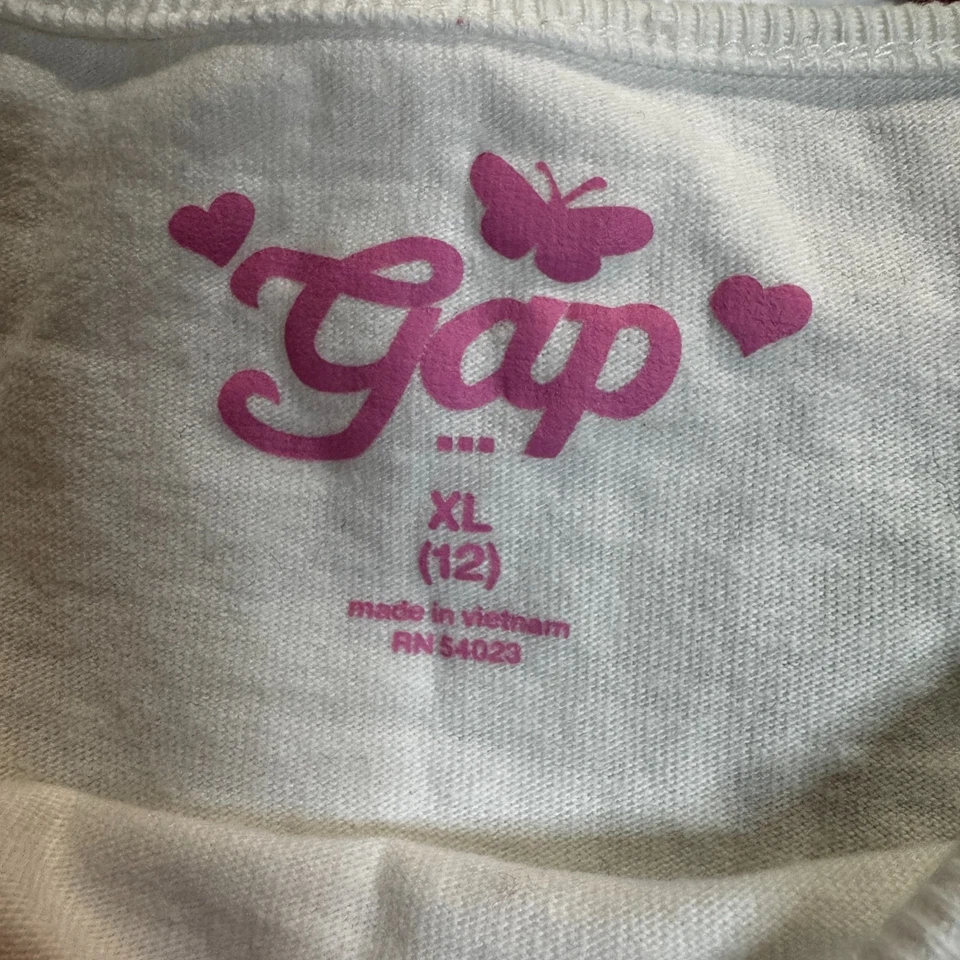 Y2K Gap Kids/Hanna Andersson Play School Outfit Size XL /140 Floral Shirt/Pants - Image 4 of 4