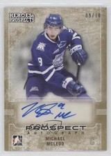 2014-15 ITG Heroes and Prospects Prospect Gold 9/10 Michael McLeod #61 Auto 1p0