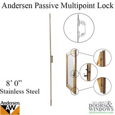 Andersen FWH80 Passive Multipoint Lock Stainless Steel for Patio Door