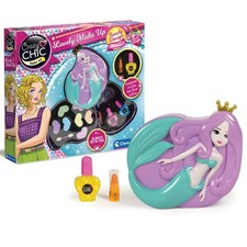Crazy Chic Diseño de Moda Sirena Precioso Maquillaje Belleza Set Clementoni Niñas Kit