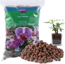 Natural Organic Clay Pebbles 2LBS 8mm-18mm Expanded Leca Balls Plant Garden Soil