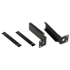 Dual Rack Mount Hardware Fit 2 Shure ULX SLX Receivers Wireless Microphone Black