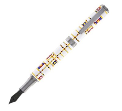 Monteverde Regatta Mondrian Fountain Pen in Broadway Boogie-Woogie Broad Nib