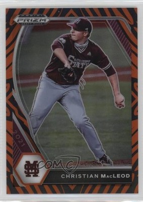 2021 Panini Prizm Draft Picks Tiger Stripes 87/99 Christian Macleod #PDP159 0t2s