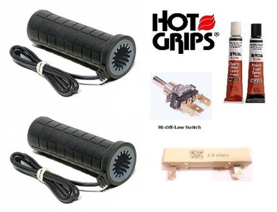 #ad Motorcycle Hot Grips® 475 875 switch resistor epoxy Open Ends. $116.18