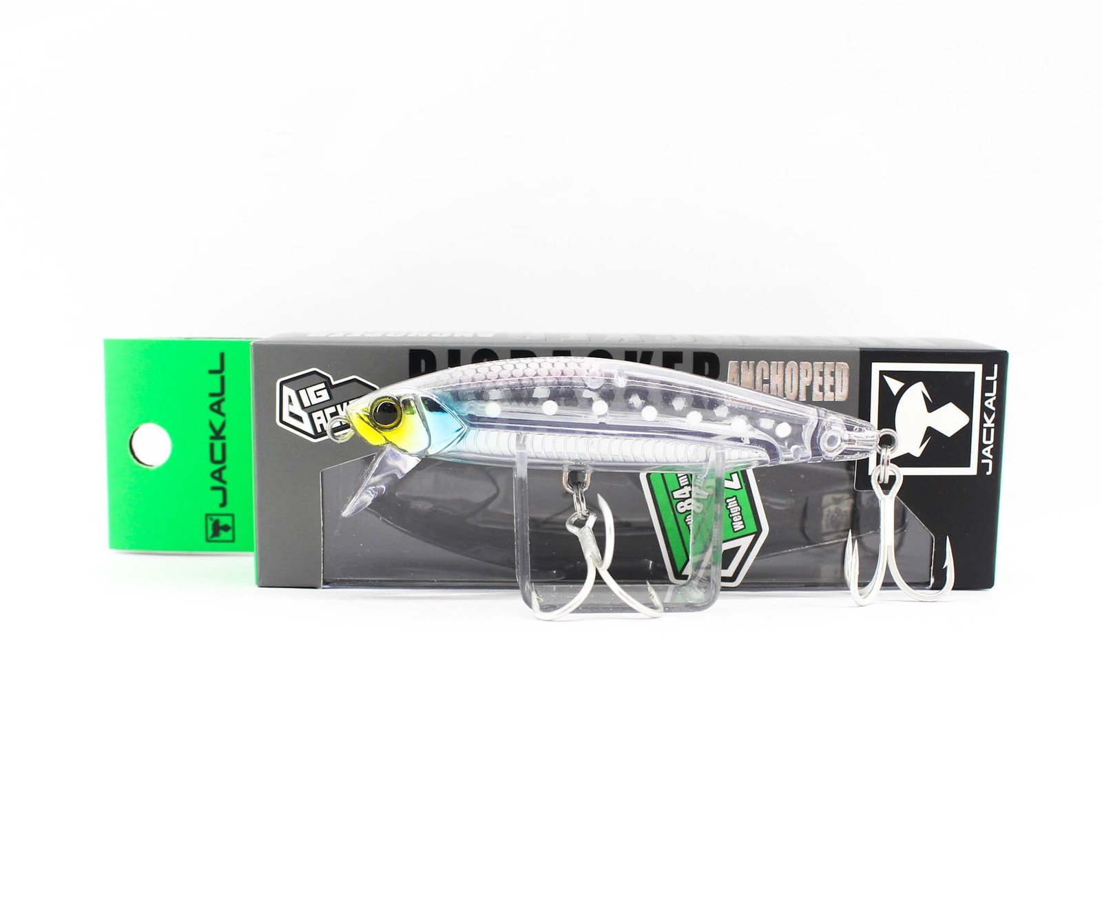 Sale Jackall Big Backer Anchopeed 84 Sinking Lure 27 grams Shirasu (3287)