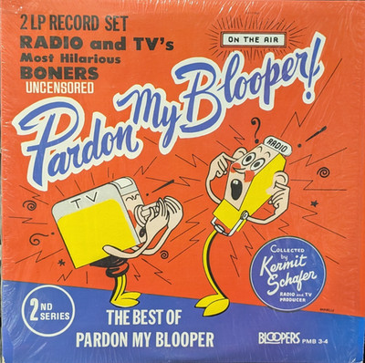 Kermit Schafer Pardon My Bloopers 2 LP Record Set 2nd Series Radio & TV PMB 3-4