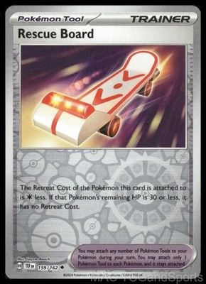 Rescue Board 159/162 Reverse Holo Temporal Forces Pokemon TCG NM