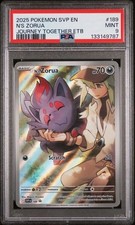 N's Zorua 189 Sv: Scarlet & Violet Promo PSA 9