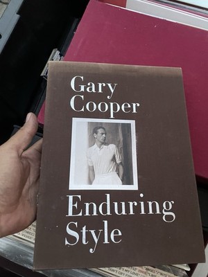 GARY COOPER ENDURING STYLE Hardcover/Slipcase 1st Ed. By Marie Cooper Janis 