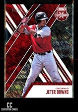 2017 Panini Elite Extra Edition #32 Jeter Downs Status Die Cut Red #/99 Reds