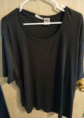 White Stag  Woman's Plus Size 30/32W Black Shirt 