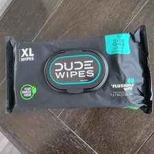 Dude Wipes XL Flushable Wet Wipes Mint Chill 48 CT 2-Pack New Sealed 96 Total