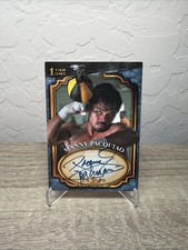 2011 Topps Tier One Manny Pacquiao Gold Inscription Auto /25 