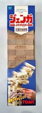 Takara Tomy Natural wood Jenga discontinued item rare with Box plastic frame