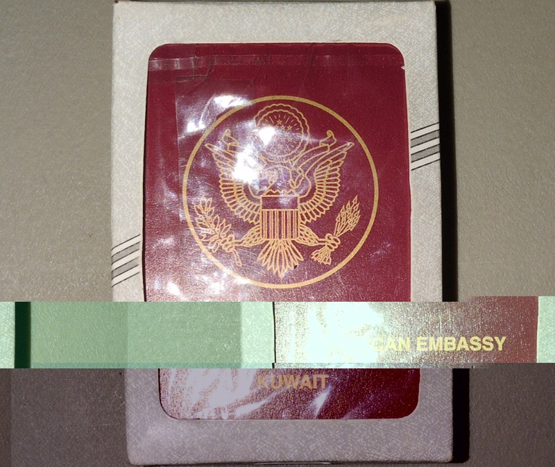 American-kuwaiti embassy deck  sealed in cardboard VERY RARE