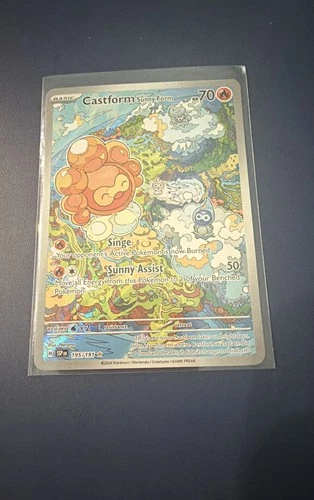 Castform Sunny Form 195/191 Sv08: Surging Sparks Holo