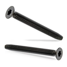 5/16-18 x 2-1/2” Black Flat Head Trailer Deck Screws, T40, (300 Qty)  (BCP 1230)