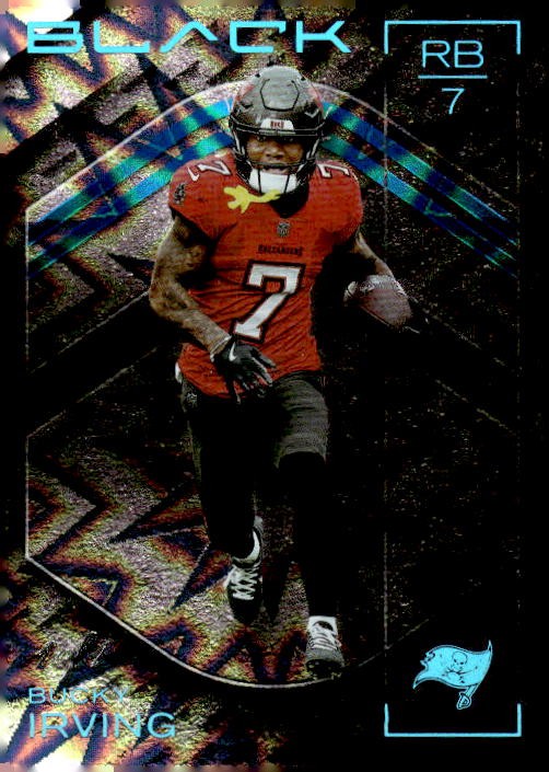 Bucky Irving 2025 Panini Black #97 Platinum SUPERFRACTOR ONE OF ONE #1/1