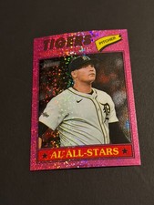 2026 Topps Heritage - Tarik Skubal #281 Chrome Pink Sparkle Refractor